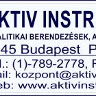 2 üzleti kép AKTIV INSTRUMENT KFT. AUTOMATA ANALIZÁTOROK FORGALMAZÓJA ÉS SZERVIZ ÁLLOMÁSA. Labortechnika, laboratóriumi eszközök ban/ben Budapest PE