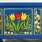 20 üzleti kép ART SCSK EGYEDI FALFESTMÉNY ÉS FESTETT BÚTOR TULIPÁNOS LÁDA Kultúra & Művészet ban/ben Dunaföldvár TO