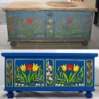 21 üzleti kép ART SCSK EGYEDI FALFESTMÉNY ÉS FESTETT BÚTOR TULIPÁNOS LÁDA Kultúra & Művészet ban/ben Dunaföldvár TO