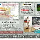 1 üzleti kép KOVÁCS TAMÁS - SZIGETELÉS TANÁCSADÓ Üzleti szolgáltatások ban/ben Nyíregyháza SZ