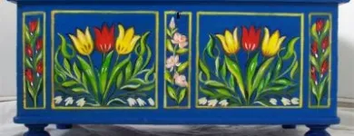 4 üzleti kép ART SCSK EGYEDI FALFESTMÉNY ÉS FESTETT BÚTOR TULIPÁNOS LÁDA Kultúra & Művészet ban/ben Dunaföldvár TO