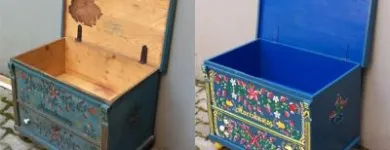 9 üzleti kép ART SCSK EGYEDI FALFESTMÉNY ÉS FESTETT BÚTOR TULIPÁNOS LÁDA Kultúra & Művészet ban/ben Dunaföldvár TO