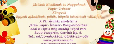 2 üzleti kép JÁTÉKARÉNA JÁTÉKBOLT Játékok ban/ben Veszprem VE