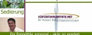 8 üzleti kép SOFORTIMPLANTATE, SOFORT BELASTBARE ZAHNIMPLANTATE, IMPLANTOLOGIE DR CZÍNER ZAHNARZTPRAXIS Fogászat, fogszabályzás ban/ben Sopron GS