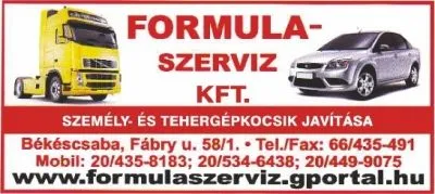 1 üzleti kép FORMULASZERVIZ KFT