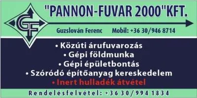 8 üzleti kép PANNON-FUVAR 2000 KFT.