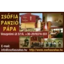 ZSÓFIA VENDÉGHÁZ PÁPA Motel, panzió ban/ben Pápa VE