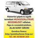 GOMBOS FERENC Szállítás, logisztika ban/ben Pápa VE
