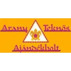 ARANY TEKNŐS AJÁNDÉKBOLT